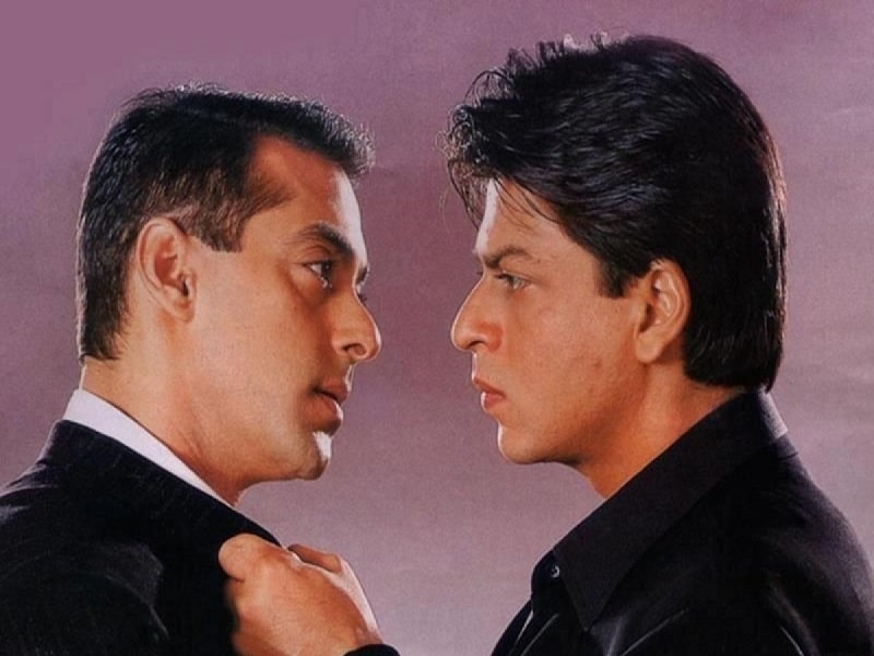 Salman and Shahrukh khan fight bollywood rivalries