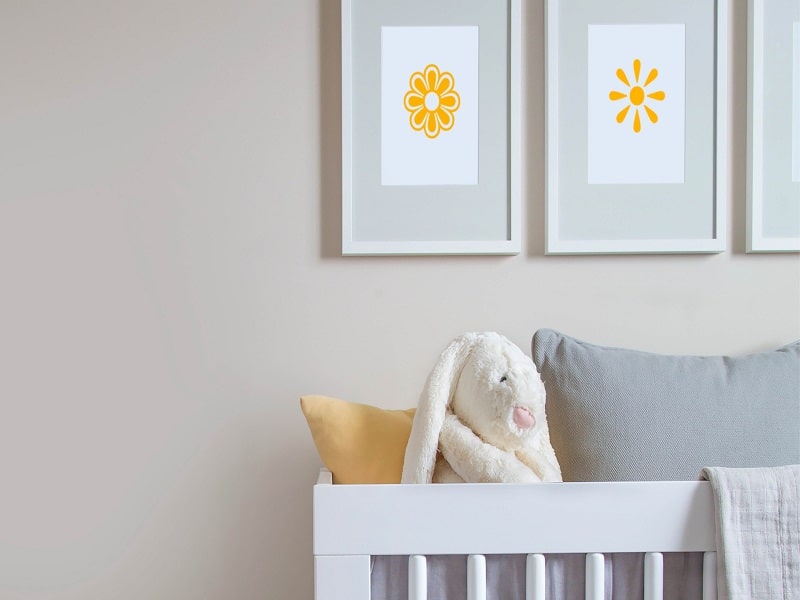 baby's room colour plate full of delight