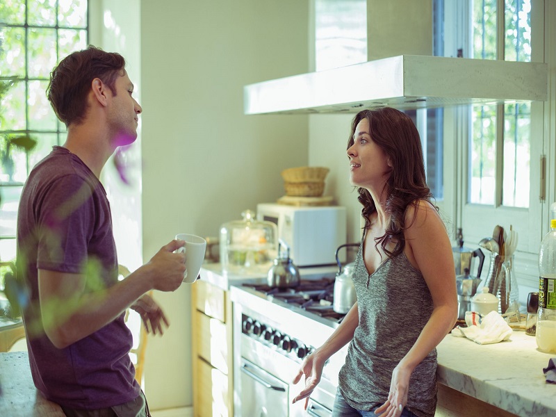 couple talking with each other