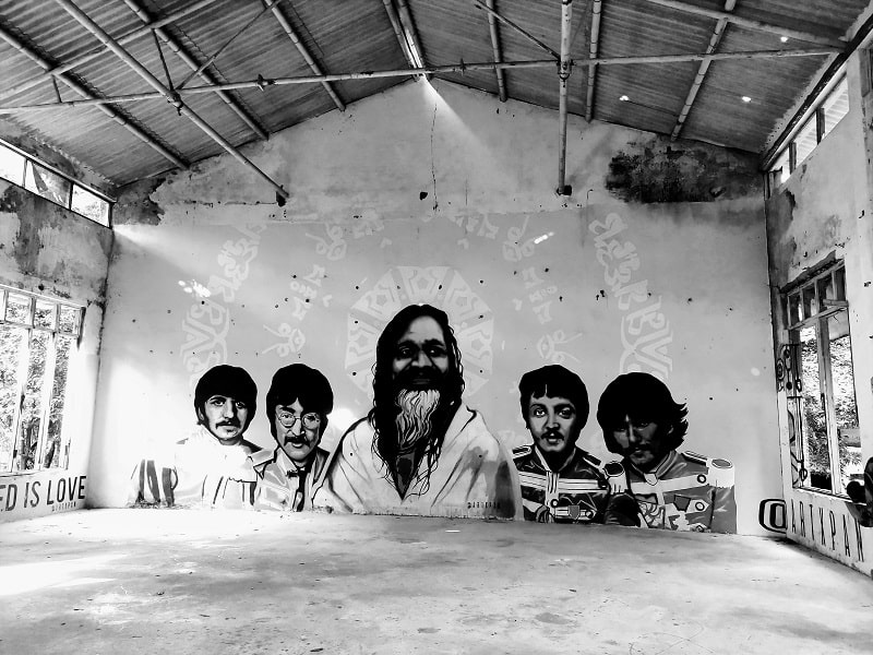 Beatles Ashram Rishikesh plate full of delight