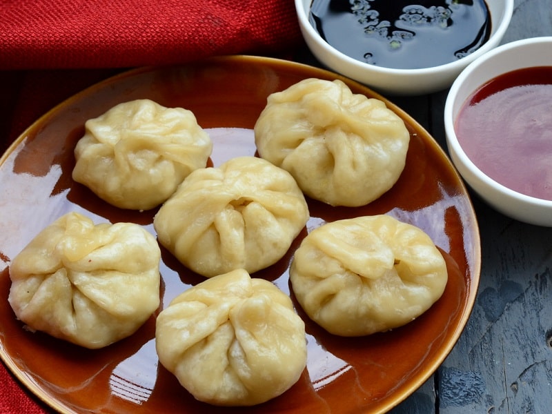 chicken momos at home