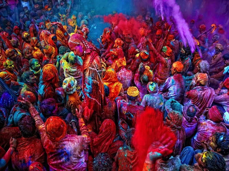 Royal Holi celebration in Rajasthan India