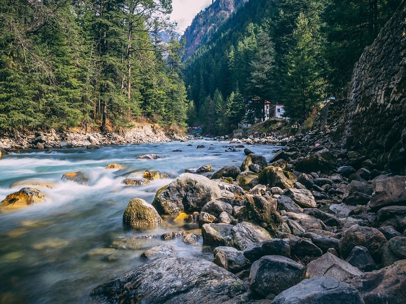 Parvati river kasol