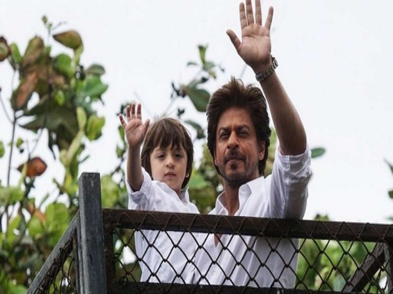 SRK with Abhram