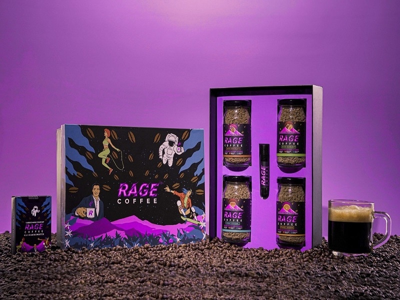 rage coffee combo with coffee